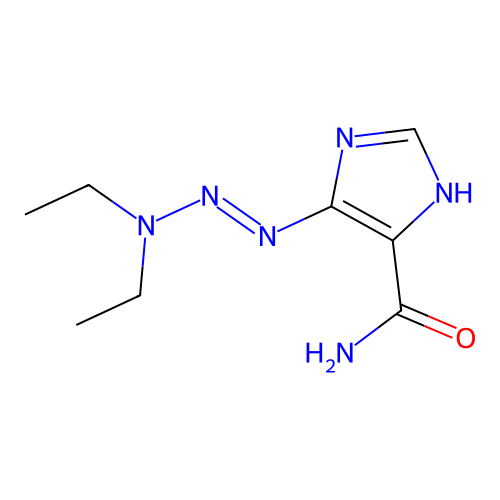 5-(3,3-Diethyl-1-triazen-1-yl)-1H-imidazole-4-carboxamide structure