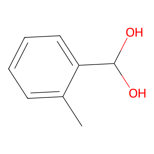 Methanediol, (2-methylphenyl)- structure