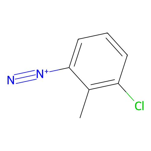3-Chloro-2-methylbenzenediazonium structure