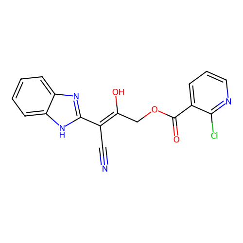 CAS 457611-01-7 - C17H11ClN4O3 structure