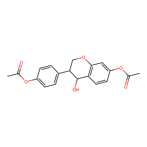 4,7-Tetrahydrodaidzein diacetate structure