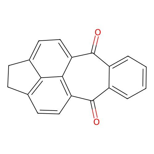 1,2-Dihydrocyclopenta[cd]pleiadene-5,10-dione structure
