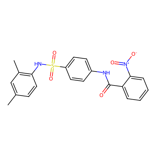 N-{4-[(2,4-dimethylphenyl)sulfamoyl]phenyl}-2-nitrobenzamide structure