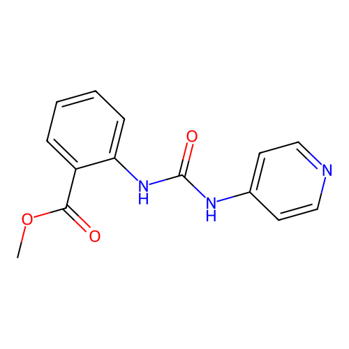 Methyl 2-[(pyridin-4-ylcarbamoyl)amino]benzoate structure