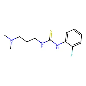 1-[3-(Dimethylamino)propyl]-3-(2-fluorophenyl)thiourea structure