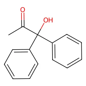 1-Hydroxy-1,1-diphenylpropan-2-one structure
