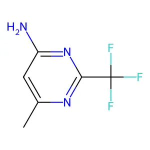 6-Methyl-2-(trifluoromethyl)pyrimidin-4-amine structure