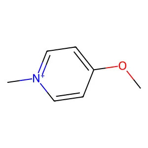 Pyridinium, 4-methoxy-1-methyl- structure