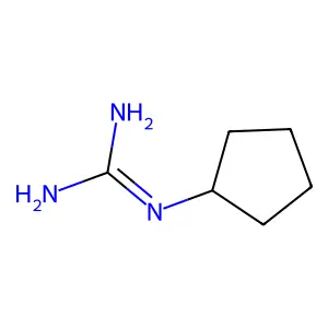 1-Cyclopentylguanidine structure