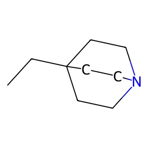 1-Azabicyclo[2.2.2]octane, 4-ethyl- structure
