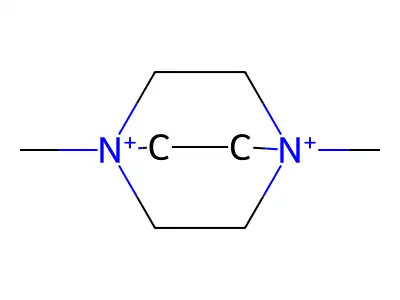 1,4-Dimethyl-1lambda(5),4lambda(5)-diazabicyclo(2.2.2)octane structure