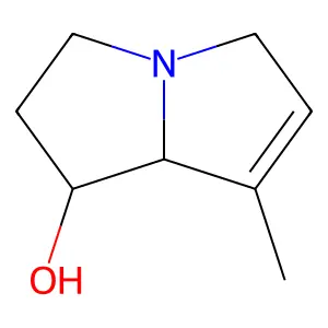 7-Methyl-2,3,5,7a-tetrahydro-1h-pyrrolizin-1-ol structure
