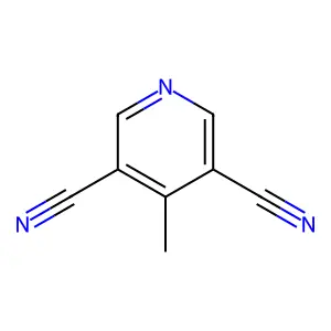 4-Methyl-3,5-pyridinedicarbonitrile structure
