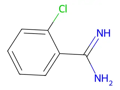 2-Chlorobenzene-1-carboximidamide hydrochloride structure