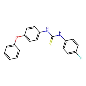 1-(4-Fluorophenyl)-3-(4-phenoxyphenyl)thiourea structure