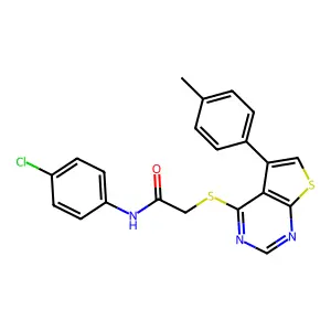 C21H16ClN3OS2 structure