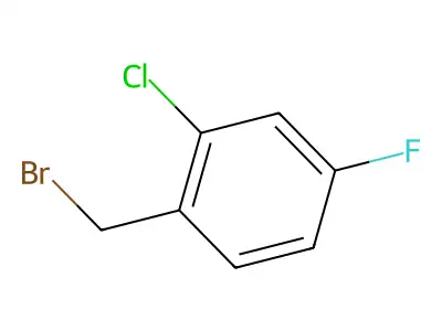 1-(Bromomethyl)-2-chloro-4-fluorobenzene structure