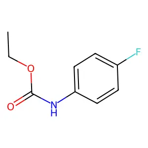 Ethyl (4-fluorophenyl)carbamate structure