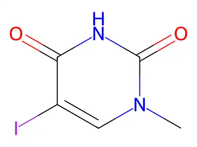 5-Iodo-1-methyl-1,2,3,4-tetrahydropyrimidine-2,4-dione structure