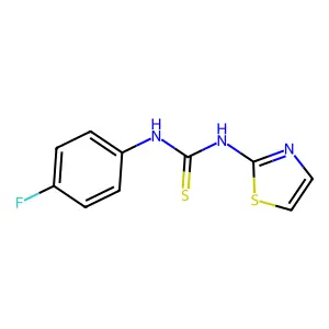 1-(4-Fluorophenyl)-3-(thiazol-2-yl)thiourea structure