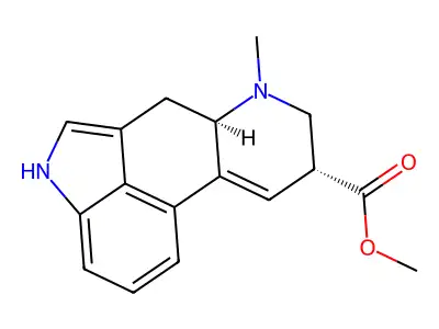 麦角酸甲酯 structure