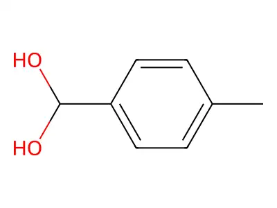 (4-Methylphenyl)methanediol structure
