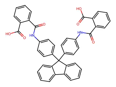 2-[[4-[9-[4-[(2-carboxybenzoyl)amino]phenyl]fluoren-9-yl]phenyl]carbamoyl]benzoic Acid structure