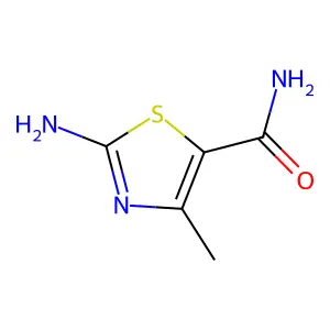 2-Amino-4-methyl-thiazole-5-carboxylic acid amide structure