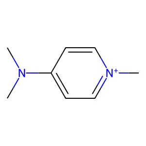 Pyridinium, 4-(dimethylamino)-1-methyl- structure