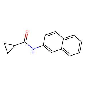 N-(2-萘基)环丙烷甲酰胺 structure