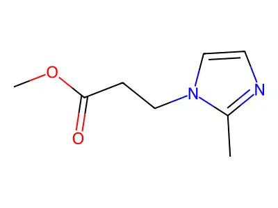 methyl 3-(2-methyl-1H-imidazol-1-yl)propanoate structure