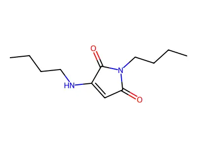 1-Butyl-3-(butylamino)-1H-pyrrole-2,5-dione structure