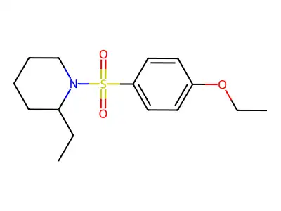 1-[(4-Ethoxyphenyl)sulfonyl]-2-ethylpiperidine structure