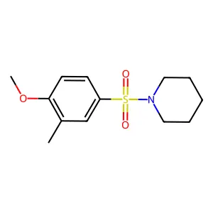1-((4-Methoxy-3-methylphenyl)sulfonyl)piperidine structure