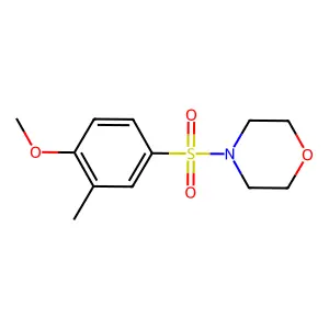 4-[(4-Methoxy-3-methylphenyl)sulfonyl]morpholine structure