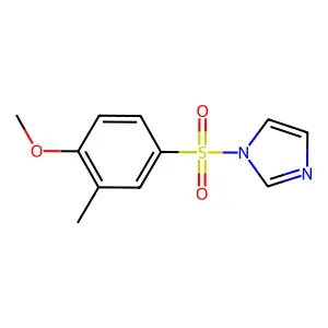 1-(4-Methoxy-3-methylphenyl)sulfonylimidazole structure