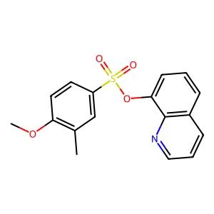 8-Quinolyl 4-methoxy-3-methylbenzenesulfonate structure