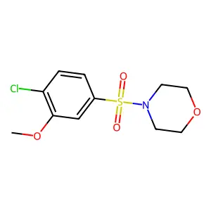 4-(4-Chloro-3-methoxyphenyl)sulfonylmorpholine structure