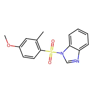 1-(4-Methoxy-2-methyl-benzenesulfonyl)-1H-benzoimidazole structure