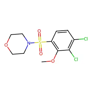 4-(3,4-Dichloro-2-methoxyphenyl)sulfonylmorpholine structure