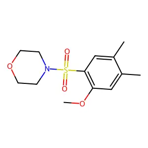 4-(2-Methoxy-4,5-dimethylphenyl)sulfonylmorpholine structure