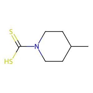 4-methylpiperidine-1-carbodithioic Acid structure