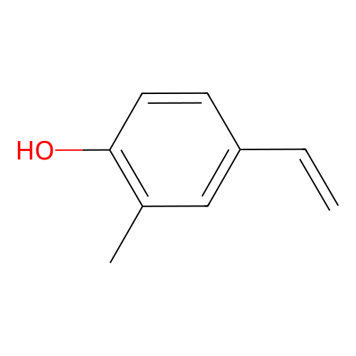 4-Vinyl-2-methylphenol structure