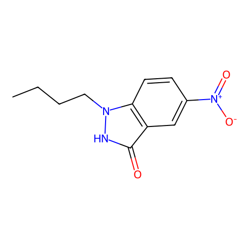 1-Butyl-5-nitro-1H-indazol-3-ol structure