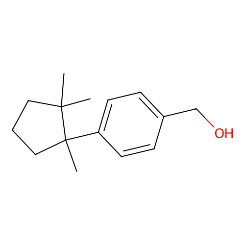[4-(1,2,2-Trimethylcyclopentyl)phenyl]methanol structure