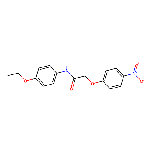 N-(4-ethoxyphenyl)-2-(4-nitrophenoxy)acetamide structure