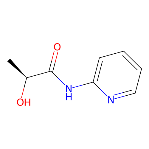 (S)-N-(2-pyridyl)lactamide structure