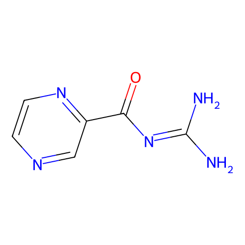 2-Pyrazinoylguanidine structure