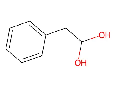 2-Phenylethane-1,1-diol structure