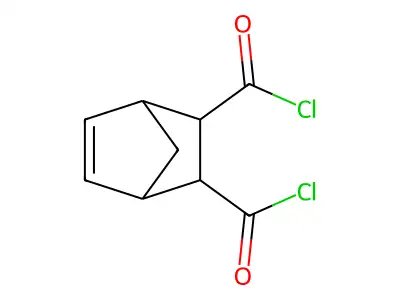 (2-endo,3-exo)-Bicyclo(2.2.1)hept-5-ene-2,3-dicarbonyl dichloride structure